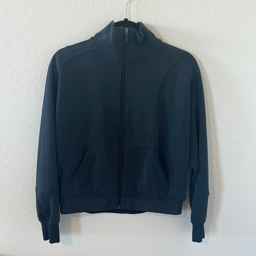 Lululemon Softstreme Black Zip-Up Jacket